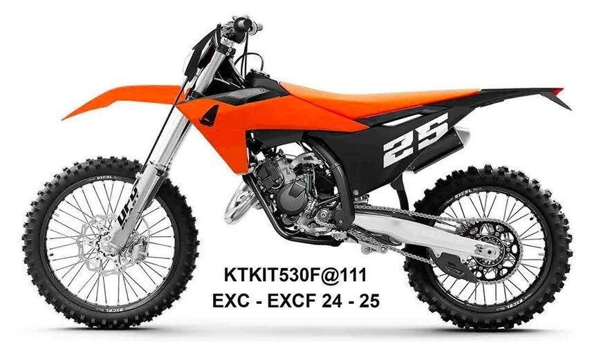 UFO Plast Kit Pl�sticos Moto KTM EXC f 24-25 faro