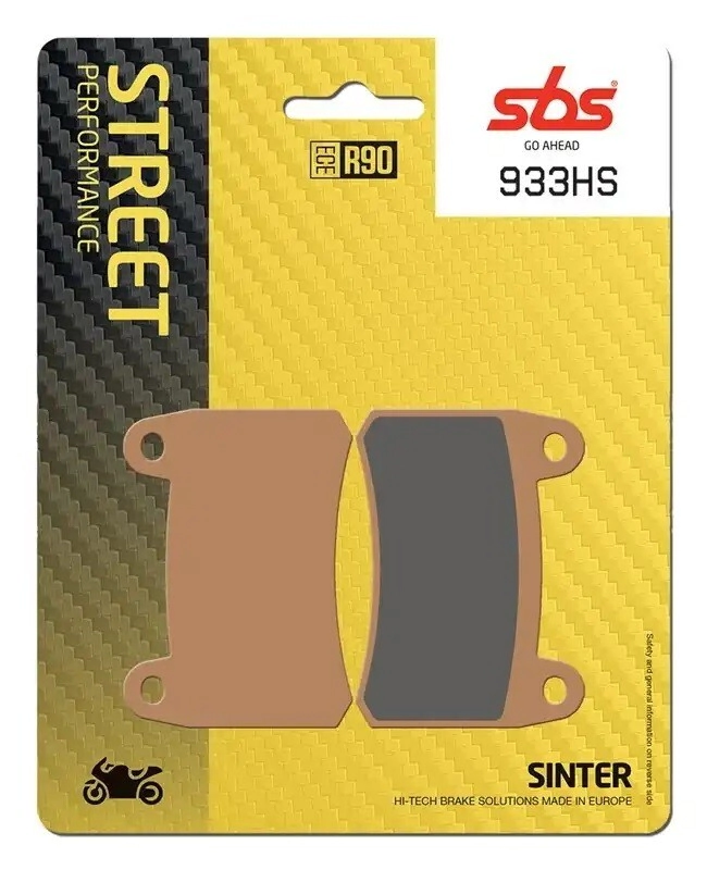 SBS Pastillas Freno Moto SBS 933 FA658 Street sinterizadas del. Benelli TRK Leoncino 302S