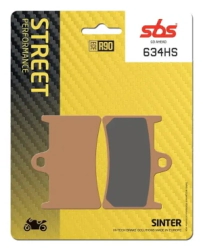 SBS Pastillas Freno Moto SBS 634 FA252/380HH Street sinterizadas del. Yamaha FZ/MT/R