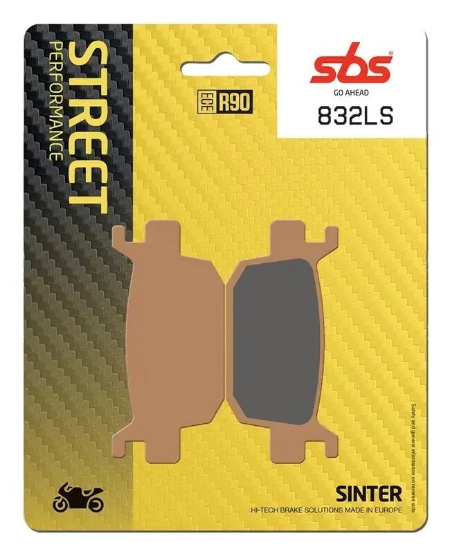 SBS Pastillas Freno Moto SBS 832 FA698 Street sinterizadas tras. TRK Leoncino Imperiale BN