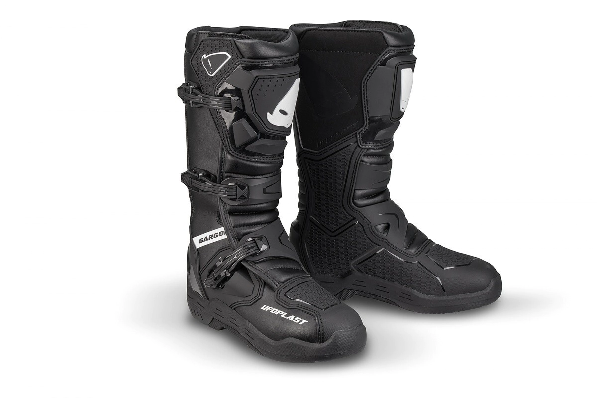 UFO Plast Botas Motocross Enduro Gargor negro talle 43