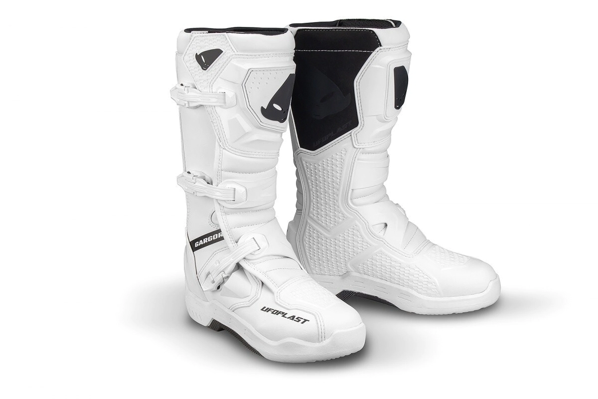 UFO Plast Botas Motocross Enduro Gargor blanco talle 45