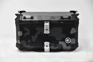 Coocase Ba�l Top Case Moto aluminio 65L camuflado oscuro