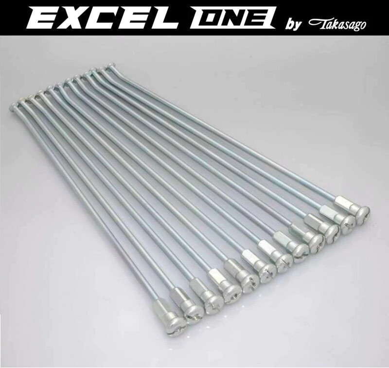 RAYOS CON NIPLES TRAS KAW 18X 1.85/2.15 POR UNIDAD -EXCEL-