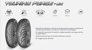 Mitas Cubierta Moto Touring 120/70-14 55P Touring Force SC TL