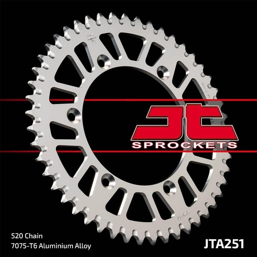 JT Sprockets Corona Moto JT251.51 aluminio 51 dientes Yamaha YZ/WR 1/25/4/426-450 99-04